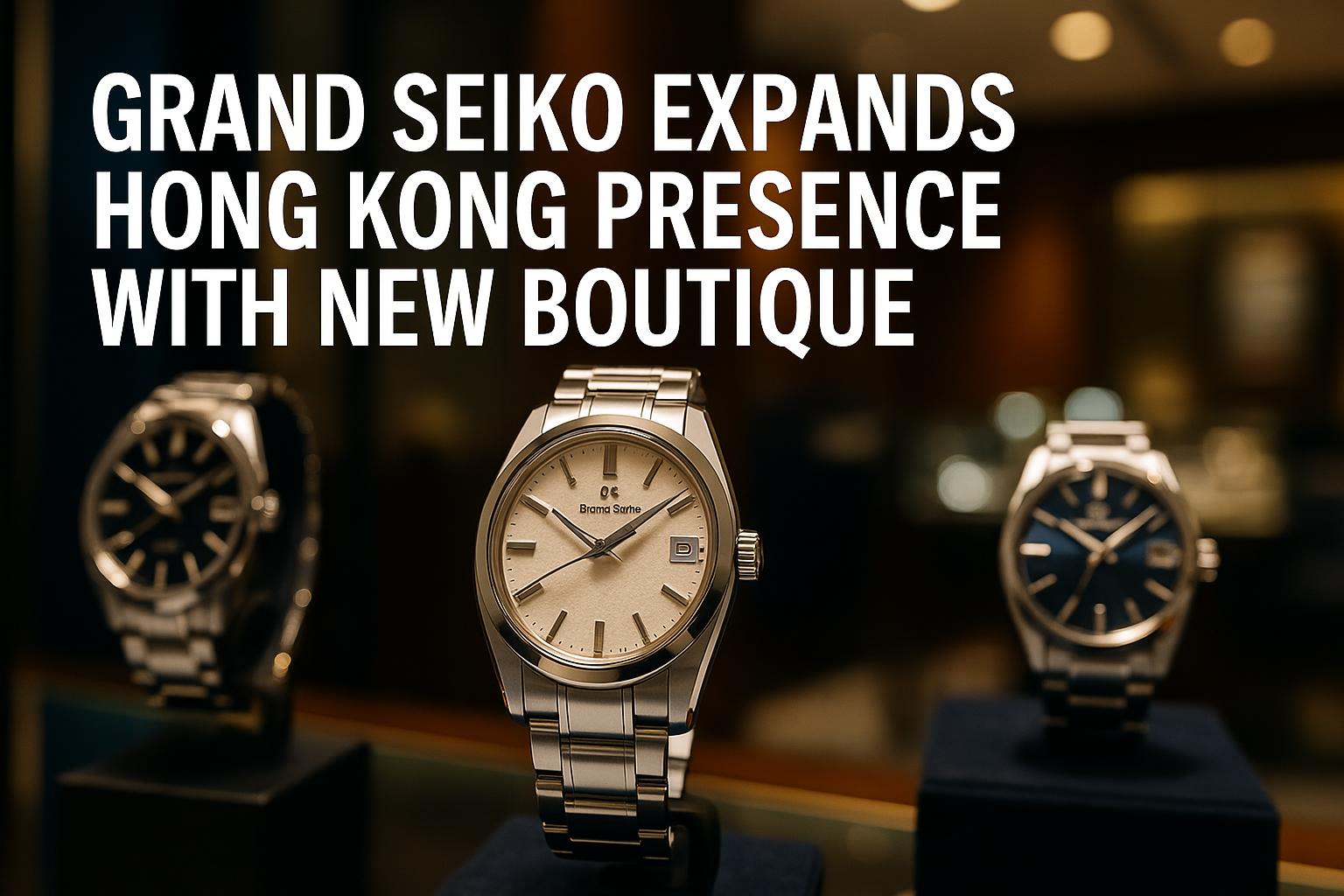 Grand Seiko Expands Hong Kong Presence with New Boutique